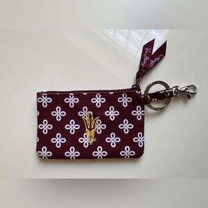 Vera Bradley Cotton ASU Collegiate Zip ID Case